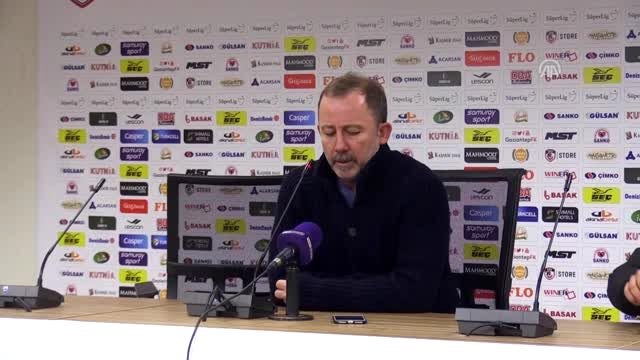 Gaziantep Futbol Kulübü-BtcTurk Yeni Malatyaspor maçının ardından - Sergen Yalçın - GAZİANTEP