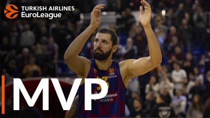 Turkish Airlines EuroLeague MVP for December: Nikola Mirotic, FC Barcelona