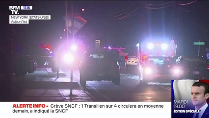 Près de New York, un homme a attaqué à la machette la demeure d'un rabbin et fait cinq blessés