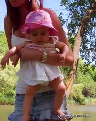 When Baby First Explores The World - Funny Baby Outdoor