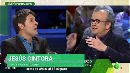 Cintora tarda solo días en desmentirse a sí mismo sobre los Presupuestos... en laSexta, claro