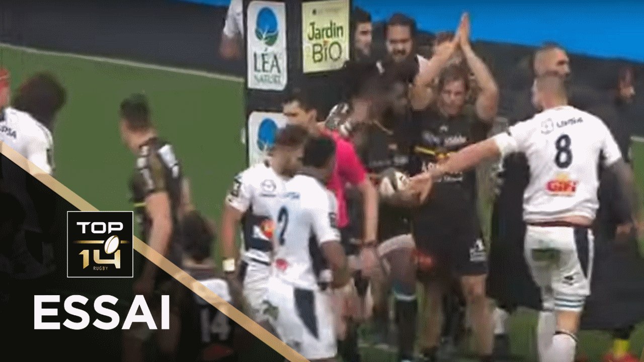 TOP 14 - Essai Facundo BOSCH (SR) - La Rochelle - Agen - J12 - Saison 2019/2020