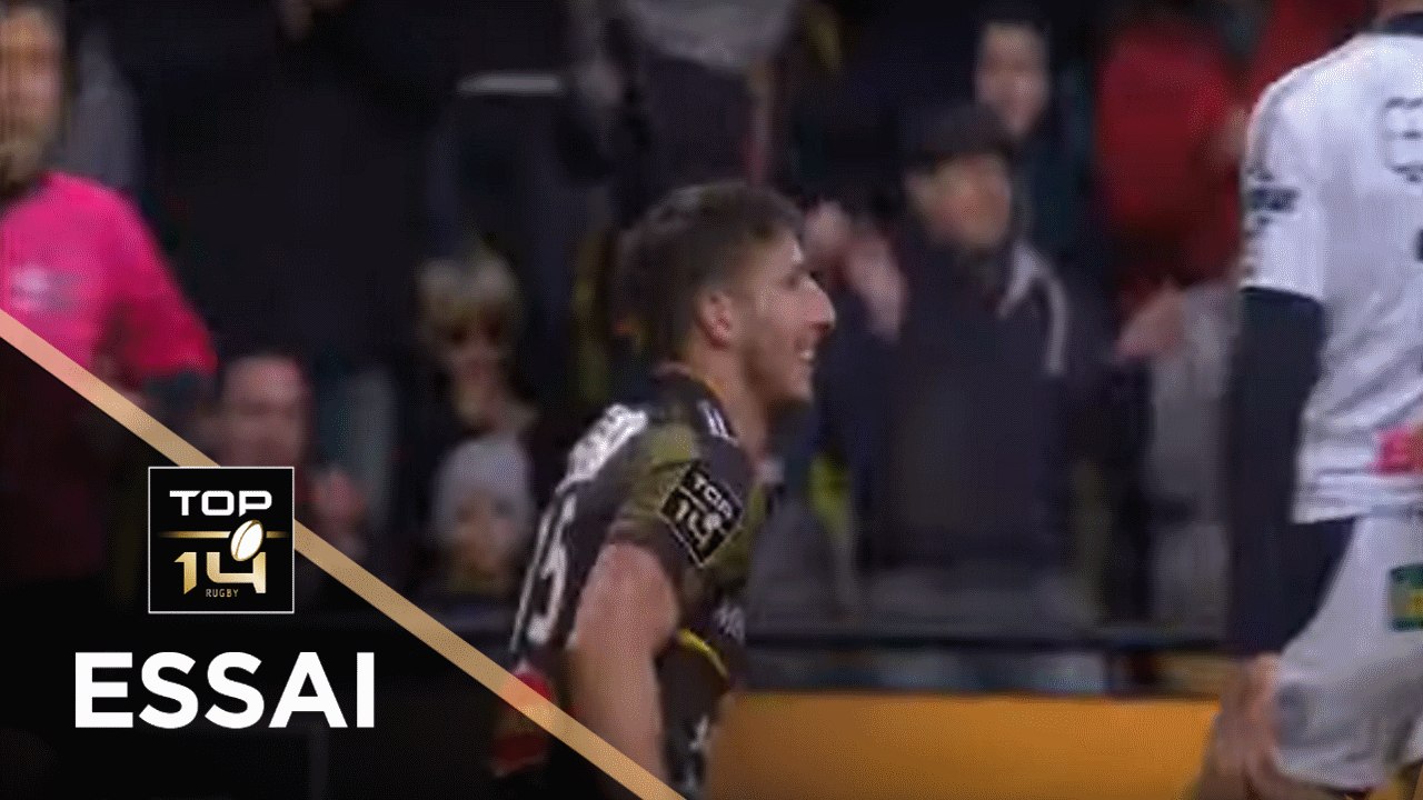 TOP 14 - Essai Vincent RATTEZ (SR) - La Rochelle - Agen - J12 - Saison 2019/2020