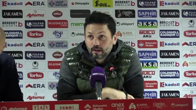 Aytemiz Alanyaspor-İttifak Holding Konyaspor maçının ardından