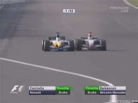 Formula1 Japan 2005 Epic Last Lap Raikkonen vs Fisichella