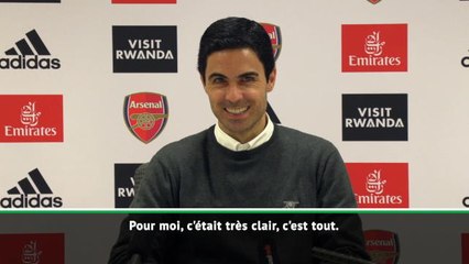 20e j. - Arteta : "On est responsable de tout ce qu'on fait de mal sur le terrain"