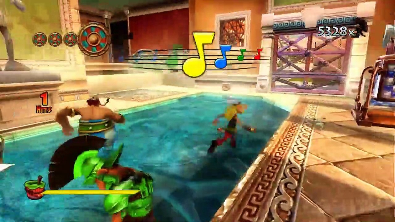 Asterix at the Olympic Games Walkthrough Part 10 (X360, Wii, PS2) 100% The Underground