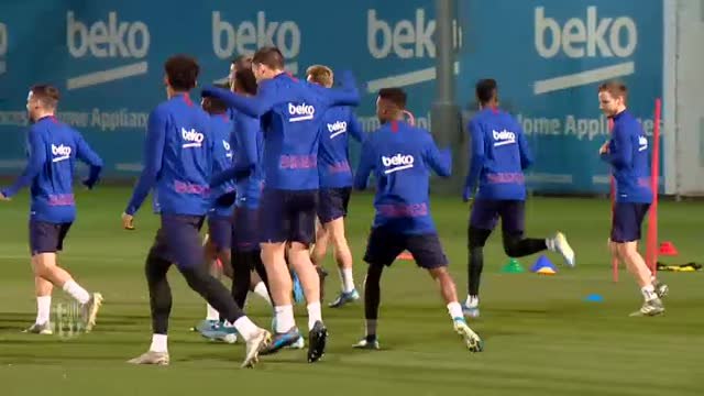 El Barça vuelve al trabajo después de Navidad