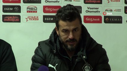 Altay - Giresunspor maçının ardından