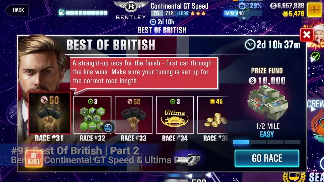 #91 CSR Racing 2 | Best of British | Part 2/2 | Bentley Continental GT Speed & Ultima RS