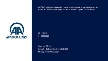 Belediye işçisinin tabancayla vurularak öldürülmesi - 2 zanlı tutuklandı - MUĞLA