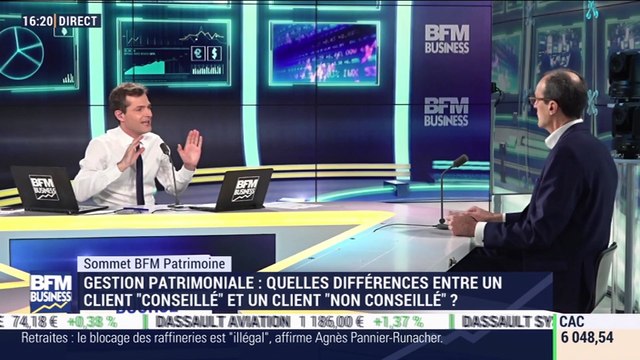 Sommet BFM Patrimoine: quelles différences entre un client conseillé et un client non conseillé en gestion patrimoniale ? - 02/01
