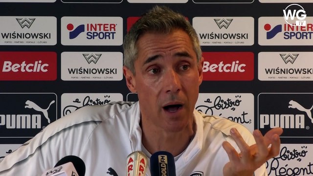 Paulo Sousa évoque le mercato d'hiver des Girondins
