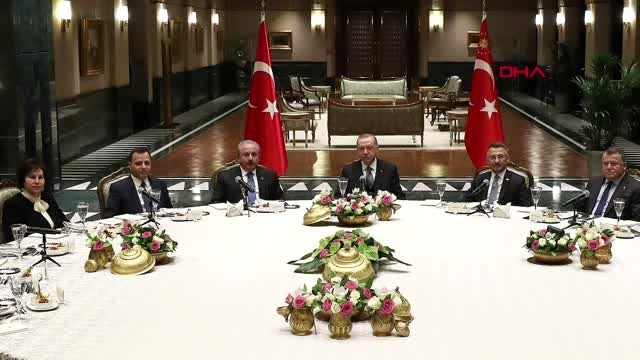 Cumhurbaşkanı erdoğan, yasama, yürütme yargı organı temsilcileri ile bir araya geldi