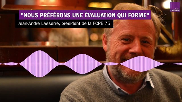 Jean-André Lasserre : Nous préférons une évaluation qui forme à une note qui a un effet relativement stigmatisant