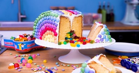 Illuminez votre table d'anniversaire avec notre superbe gâteau smarties