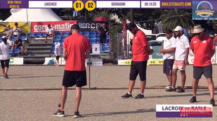 Demi-finale GERVASONI vs LUCCHESI : International à pétanque de Bastia 2019