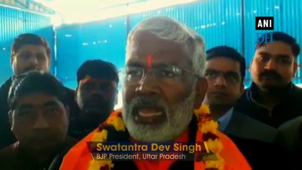 Akhilesh Yadav should visit temple in Pakistan to understand the situation: BJP UP President