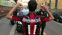 Zlatan Ibrahimovic já tem os dois pés de novo no AC Milan