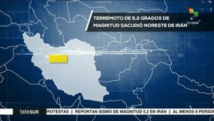 Sacude sismo de 5.2 grados Richter el noreste de Irán