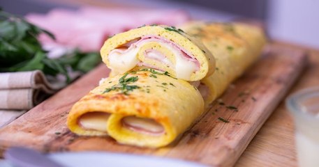 Découvrez la purée autrement avec notre roulé purée au jambon et au fromage