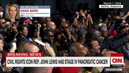 John Lewis- Civil rights icon and US congressman announces he has pancreatic cance