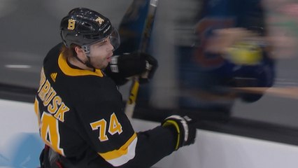 DeBrusk tallies two power play goals in 18 seconds