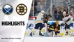 NHL Highlights | Sabres @ Bruins 12/29/19