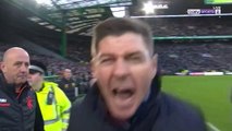 Steven Gerrard's EPIC reaction to Rangers' 2-1 Old Firm in over Celtic