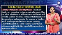 MBA || Ms.. MANISHA ||  Conducting a Feasibility || TIAS || TECNIA TV