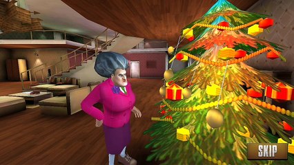 Scary teacher 3D | Christmas tree level