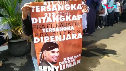 Ahmad Dhani Bebas, Mulan dan Al Dampingi Diatas Truk