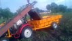 Massey Ferguson 6028 4Wd 28 Hp Tractor Demo On Multi Crop Harvester