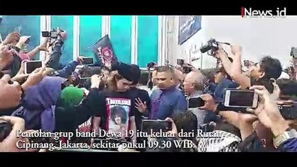 Video Ahmad Dhani Keluar Rutan Cipinang Disambut Istri dan Anak serta Para Pendukung