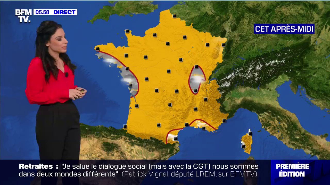 Une journée bien ensoleillée mais des températures encore fraîches ce lundi matin