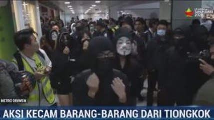 Demonstran Hong Kong Kecam Praktik Impor Tiongkok