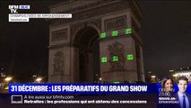 Nouvel An: dans les coulisses du traditionnel spectacle sur l'Arc de Triomphe