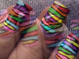 Colorful Nail Art Designs _ For Long