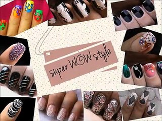 Easy Black n White Dot Nail Art Designs