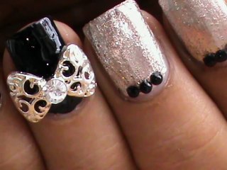 Elegant Nails_ Bow Nail Art Designs