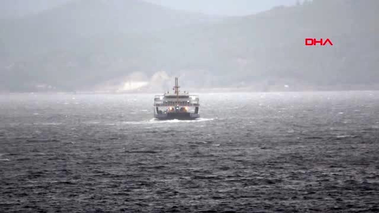 Çanakkale kuzey ege ve güney marmara'daki adalara deniz ulaşımı sağlanamıyor