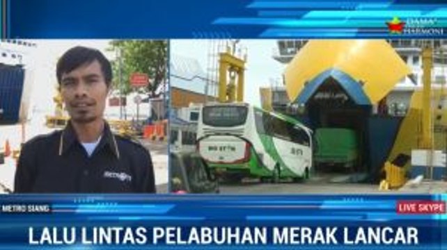 Arus Lalu Lintas di Pelabuhan Merak dan GT Pasteur Ramai Lancar