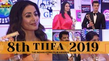 Hina Khan, Divyanka Tripathi & more stars attended 8th Tiifa The Indian Icon Film Awards 2019