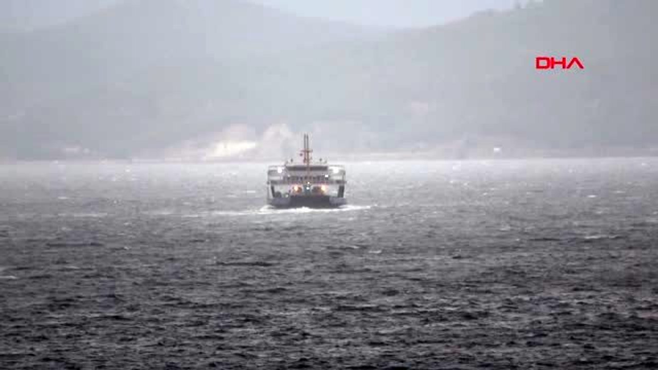 Çanakkale kuzey ege ve güney marmara'daki adalara deniz ulaşımı sağlanamıyor