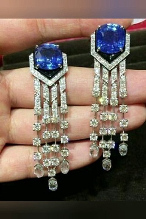 Latest designer diamond earrings collection idea 2019-2020