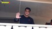 Salman Khan waves at his fans from the balcony on occasion of his birthday