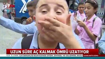 AHaber: Aç kalmak ömrü uzatıyor
