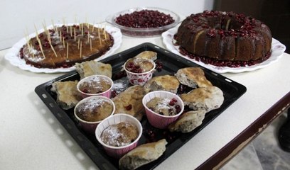 Nar ilçesi Oğuzeli'nde ilk kez narlı ekmek yapıldı