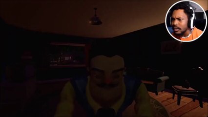 Gamer Reaction - Hello Neighbor Pre Alpha FIRST TIME JUMPSCARE