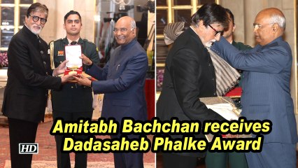 Amitabh Bachchan receives Dadasaheb Phalke Award